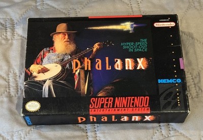 Phalanx   *  Snes Box Only * Super Nintendo Original box
