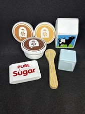 Melissa Doug Brew Serve Wooden Toy Food 3 Coffee Pods Ice Cube Replacement