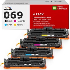 069 Toner Cartridge Set 069H MF753Cdw Compatible Replacement for Canon