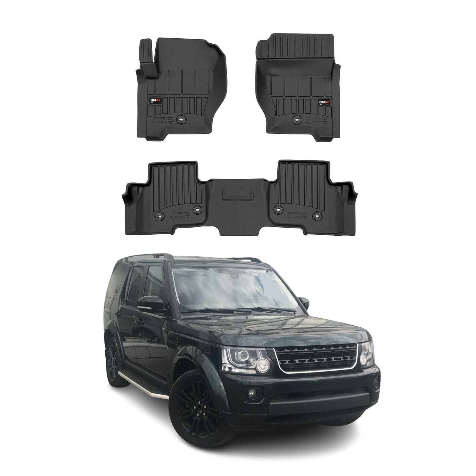 Tapis en caoutchouc Land Rover Discovery 4 pour éliminer l'humidité et les odeurs