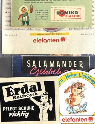 Shoes Romika salamander elephants advertising/advertisement sticker/sticker