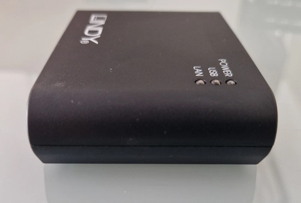 LINDY 4 Port USB 2.0 Gigabit Network Server Share 4 USB Devices On Your Network - Image 4 of 4