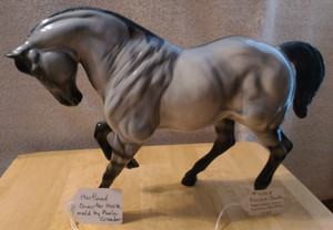 Hartland Pearled Grulla Quarter Horse SR Color by Paola Groeber #400P