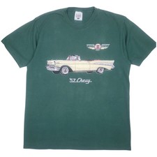 Vintage Classic Vehicle Collectors Series 57 Chevrolet T Shirt Large USA Made