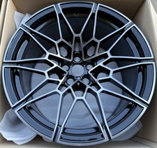 ONE BRAND NEW 20” REAR BMW G80 M3 G82 M4 Black W/ Polished Face 826M Wheels Rim