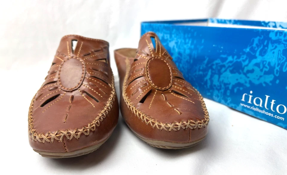 De colección~ Zapatos sin cordones Rialto Mustang para mujer talla 10M marrón cómodos Foto 2 de 4