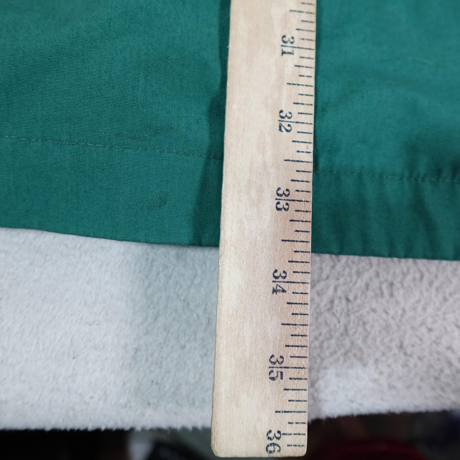 Vintage Frostline Chore Jacket Mens Large Green Hooded Parka Barn Coat 80s Work