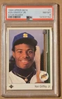1989 UPPER DECK KEN GRIFFEY JR STAR ROOKIE RC PSA 8