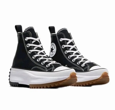 Converse Run Star Hike Sneaker Unisex Weiß Schwarz Plateau 44 | UVP: 120 