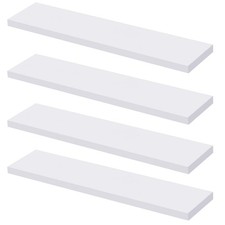 4-Pack White Medicine Cabinet Replacement Shelves     13" Wooden Shelves for ...