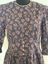 Vintage MIss Dorby Floral Midi  Dress - Size Medium