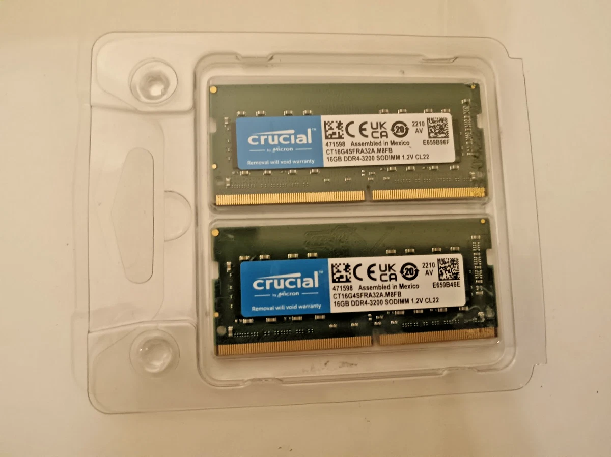 Las mejores ofertas en Crucial SO-DIMM DDR4 SDRAM de memoria (RAM