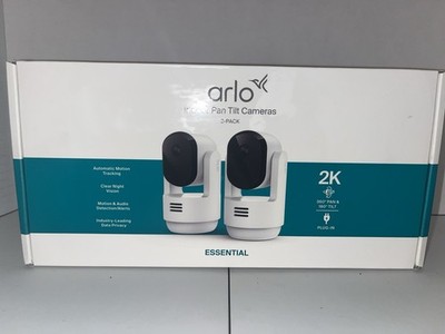 Arlo 2 Pack Pan Tilt Indoor Security Camera 2k - Brand New in Box