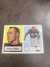 1957 Topps - Jerry Tubbs #125 (RC)