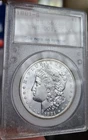 1881-S Uncirculated Morgan Dollar - NCI - Old Holder Blowout