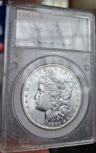1881-S Uncirculated Morgan Dollar - NCI - Old Holder Blowout