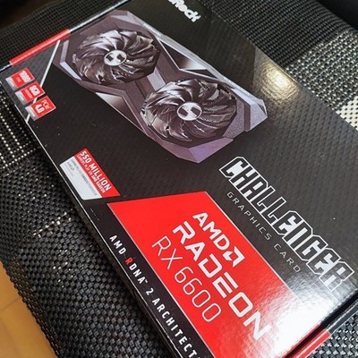 ASRock AMD Radeon RX 6600 Challenger 8GB Graphics Card PCIe 4.0 From JAPAN