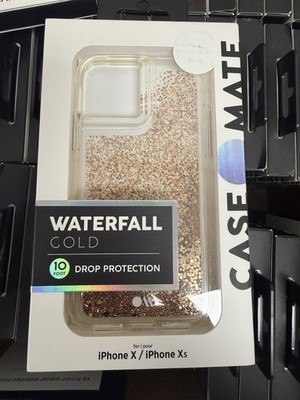 Lot 73 Case-Mate Waterfall Glitter Case for Apple iPhone 11 Pro - Gold/Clear L85