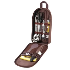Camping Cookware Bag Set Travel Organizer Grill Accessories(Excluding Tableware)