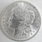 1921-P Morgan Silver Dollar $1 Final Year High Grade 90% Silver Raw
