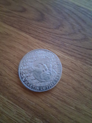 5 DM 1983 G | BRD | 500. Geburtstag von Martin Luther Gedenkmünze | Sammlung