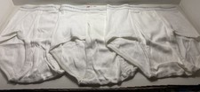 3 Pairs Of Vintage Hanes Boys White Briefs Size 12 USA Materials 100 Cotton