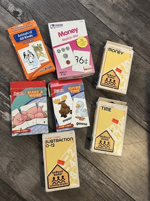 Assorted flashcards