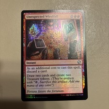 *FOIL* Unexpected Windfall - Adventures in the Forgotten Realms - MTG Magic - NM