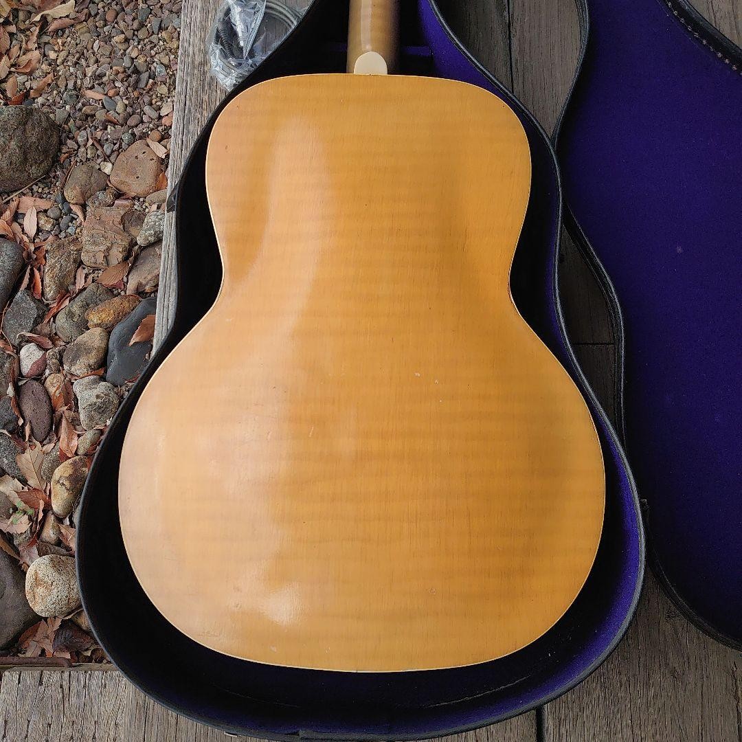 Full Acoustic Guitar Supro Ranchero 1951-1952 Semi Hollow Natural