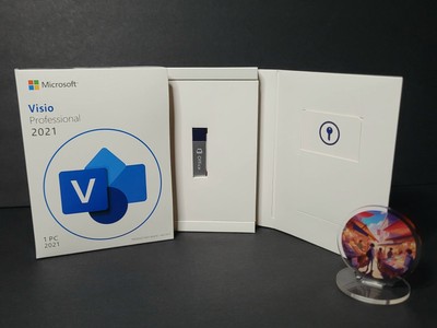 MS Visio Professional 2021 USB and activation card
