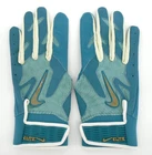 Nike Alpha Elite Batting 2.0 Gloves Men's Medium Cannon/Mineral Teal/Clear