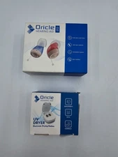 Lot of Oricle 2.0 Hearing Aid Set + Charging Case and UV Electronic Dryer
