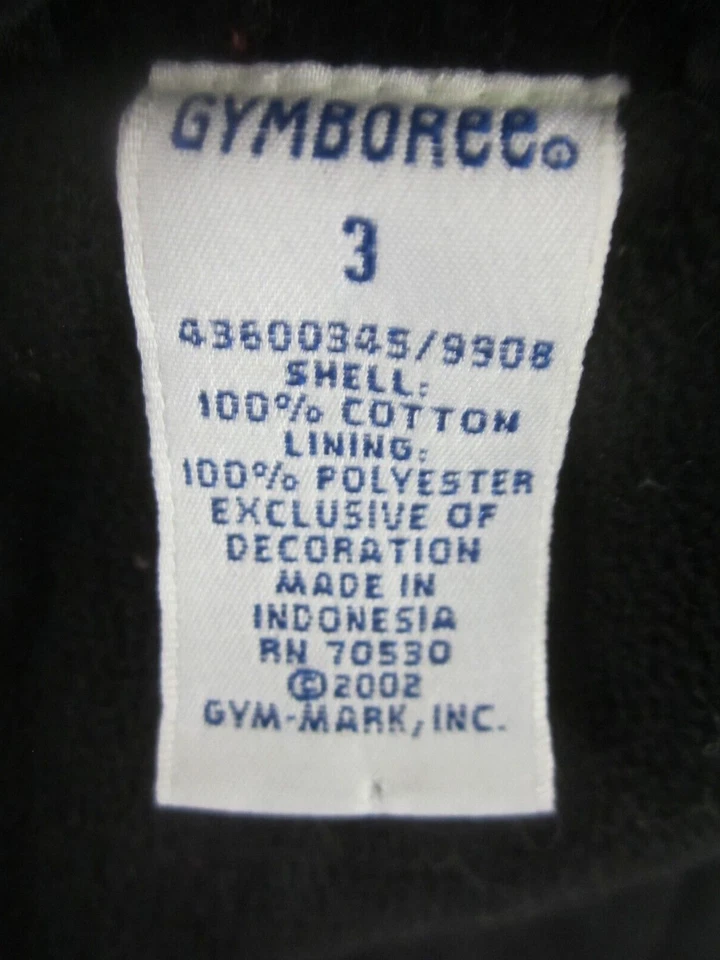 Gymboree Niñas 3 Negro Manga Larga Algodón Pana Botón Frontal Chaqueta Forrada Foto 2 de 4