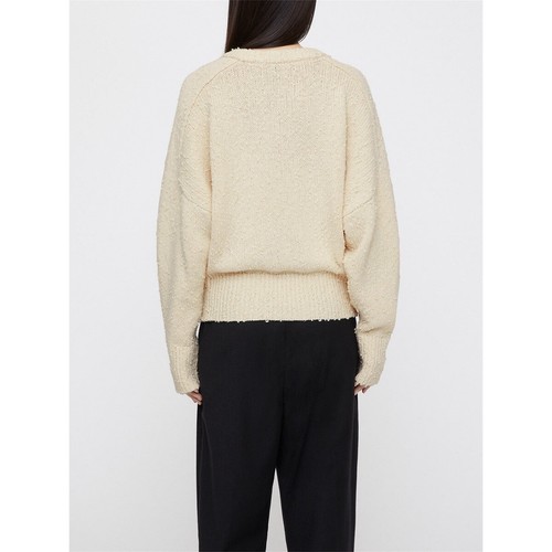 Nuevo Suéter Pullover Toteme Para Mujer Otoño Informal Cercanías Cuello en V Manga Larga - Imagen 2 de 19