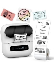 Itari M220 Label Maker Machine, Wireless Thermal Label Printer, Upgrade 80mm