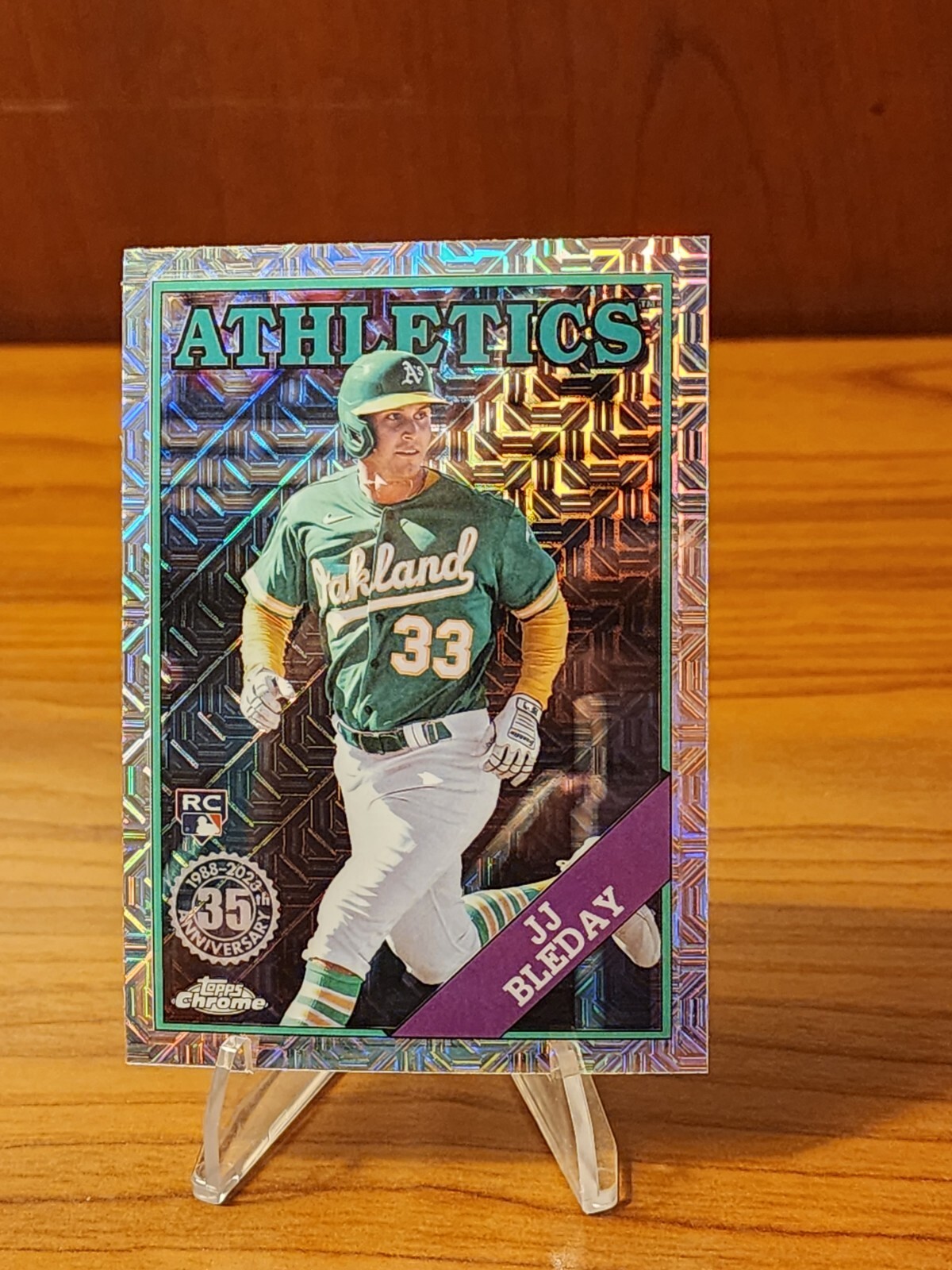 2023 Topps Update JJ Bleday Silver Pack Mojo Refractor RookieT88CU-62