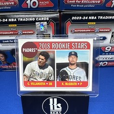 2018 Topps Heritage - Rookie Stars #304 Christian Villanueva, Kyle McGrath (RC)
