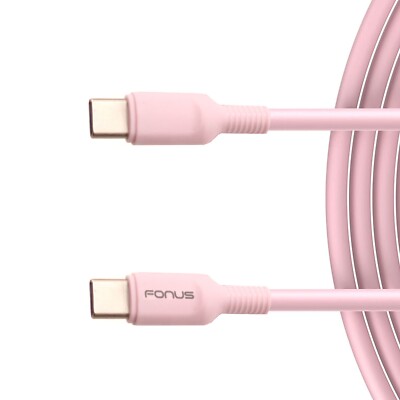 For Samsung Galaxy A14/A54 5G - USB-C to Type-C Pink 10ft Long Cable PD Fast