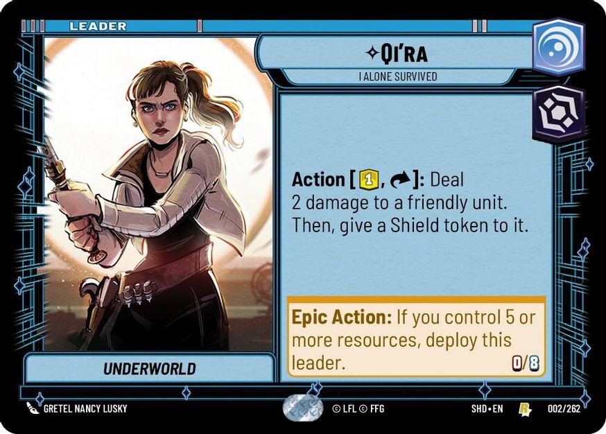 Star Wars Unlimited Qi'ra (2/590) Shadows of the Galaxy LP