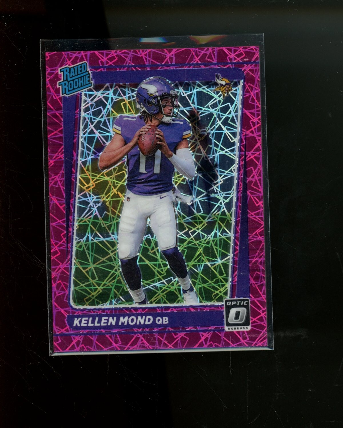 2021 Panini Donruss Optic Pink Velocity #221 Kellen Mond RR RC /79