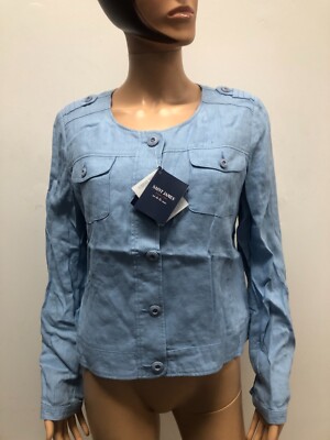 Saint James Damen Shirt in Größe 44 Farbe Blau Neu!!! 