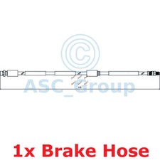 Flexible de frein BMW 635