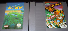 Nintendo NES Bundle 2 Video Game Cartridges Star Tropics & Vegas Dream Working