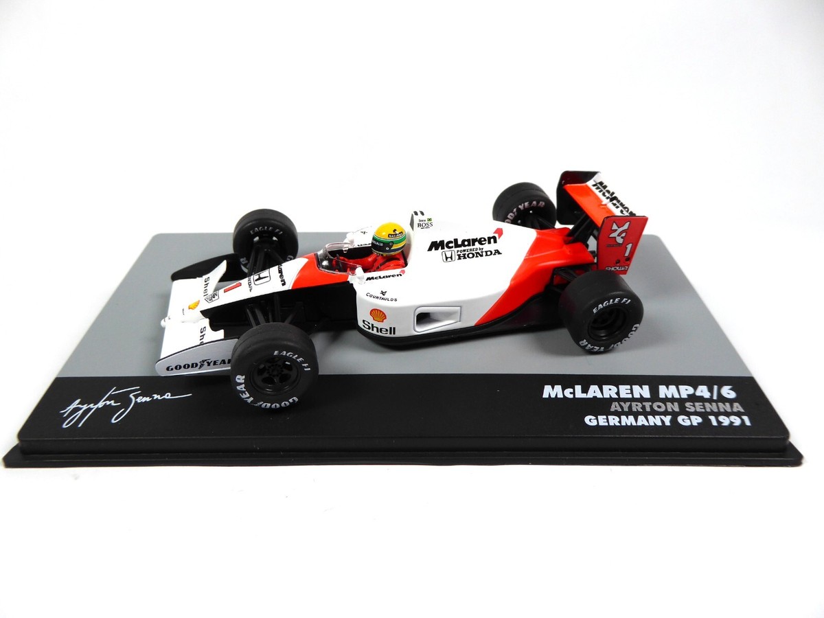 Minichamps 1:43 Ayrton Senna McLaren MP4/6 #1 Champion Du Monde Formule 1 1991 540914301