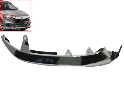 Fits 2021-2022 Honda Accord Headlight Trim Chrome Molding Front Right Side