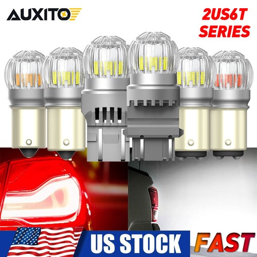 AUXITO LED Bulbs Reverse Tail Stop Brake Turn Signal Light 7506 7528 7443 3157NA - Picture 1 of 23