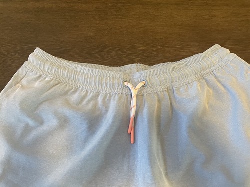 Vineyard Vines Performance Shorts Girl’s Size XL 16 Baby Blue With Pockets - Picture 2 of 5