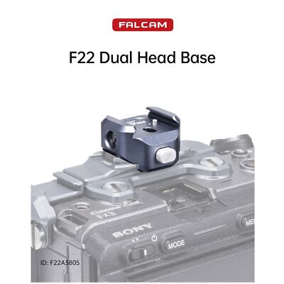 FALCAM F22A380 F22 Dual Head Base No Need to Screw Suitable fr Video Transmitter