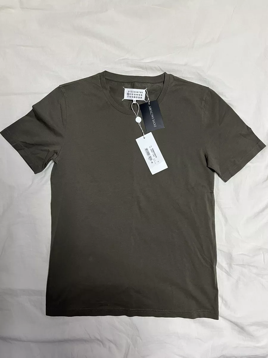 Maison Margiela Garment Dyed Tee Shirt Olive Green