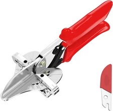 Ratchet Miter Shears for Angular Cutting Molding Crafting, Round Cutting Tool